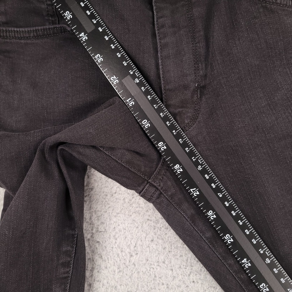 6397 Jeans Womens 27 Faded Black Mini Skinny Relaxed Fit‎ Denim NP042 Italy - Picture 15 of 15